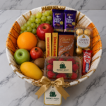 Basket Root – Round Premium Fresh  Chocolate Gift Basket